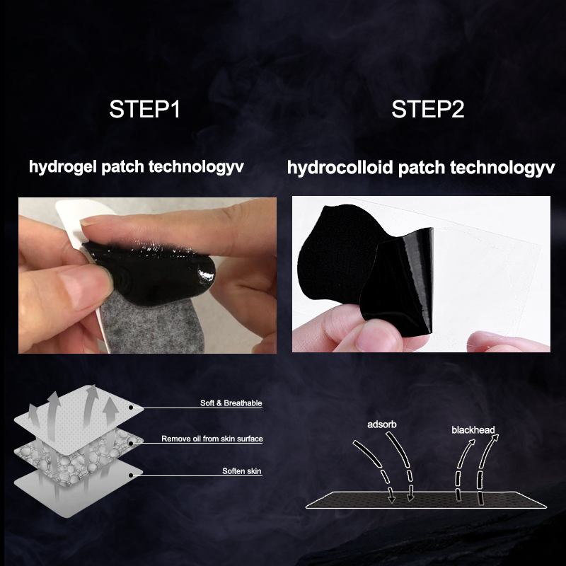 Whitehead blackhead remover,Gently absorbs impurities,Traps gunk,Flexes to fit nose contours,Medical grade,Fits all noses,Retail - Nose Patch - 2