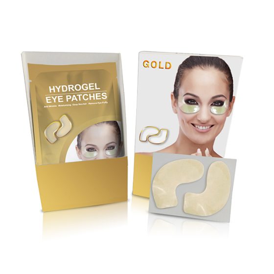 Private Label Crystal Collagen Gold Powder Eye Pads Patch Mask Anti Wrinkle Aging Eye Gel Mask