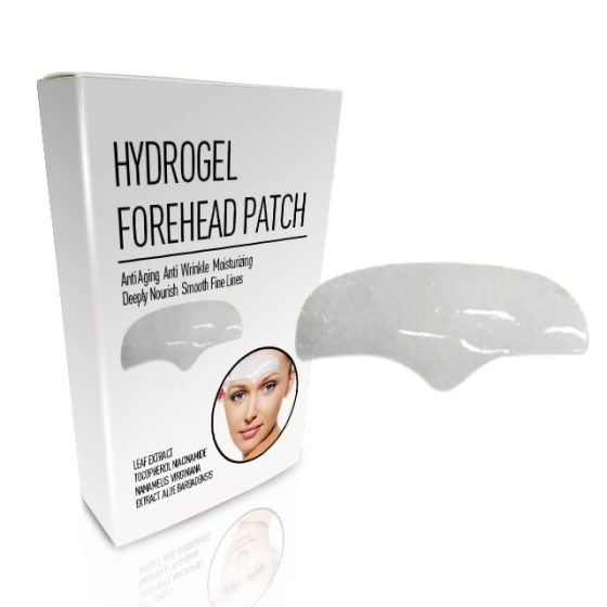Hot Sale OEM Collagen Peptide Anti Wrinkle Film Aloe Barbadensis leaf extract Pearlized Film forehead Lines Patch