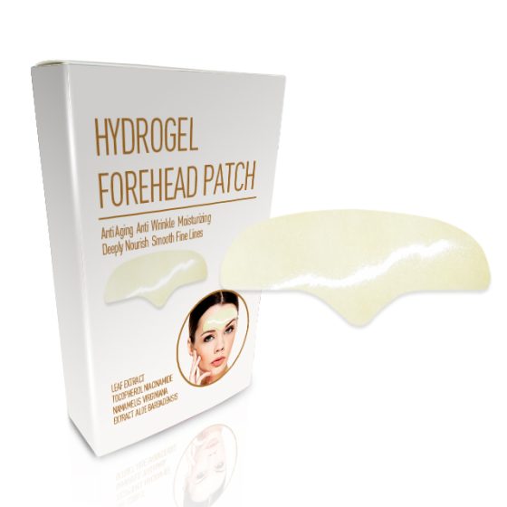 Best Sale ISO 22716 OEM Collagen Peptide Anti Aging Anti Wrinkles Forehead Wrinkle Patch Mask