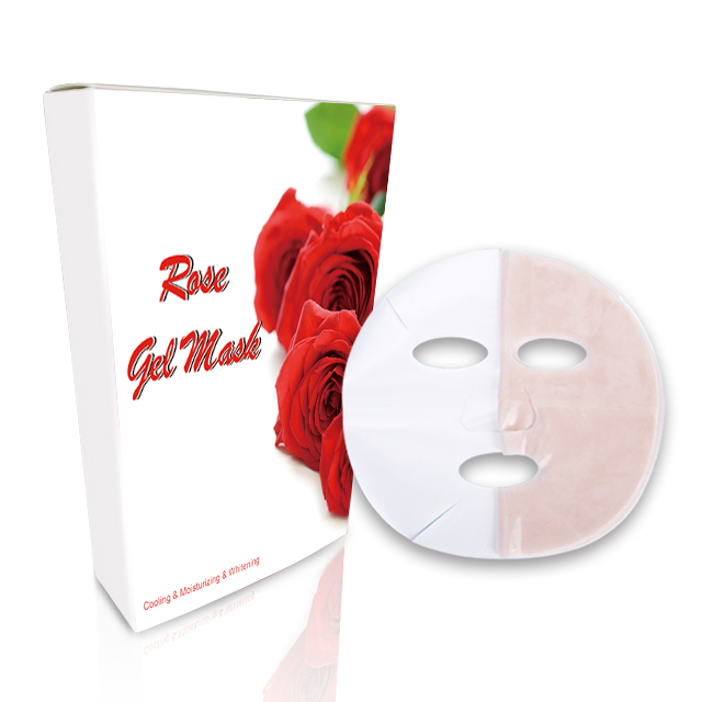 Free Sample GMP OEM Rose Vera Lotion Hydrogel Dry Skin Care and Moisturizing Firming Facial Mask