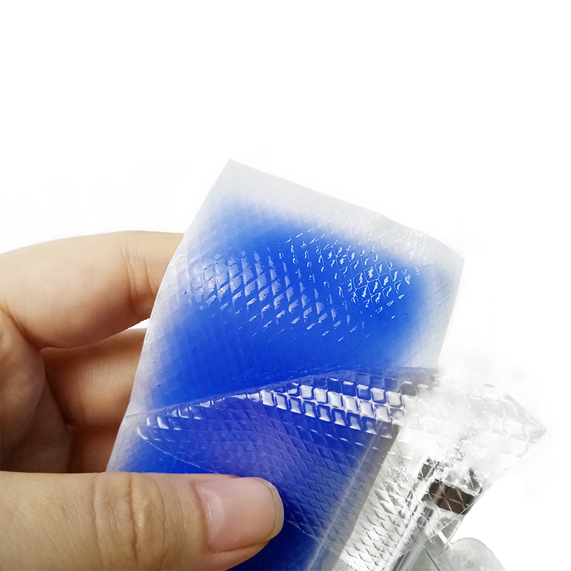 Patent Invention Cooling Gel Discoloration Sheet Antipyretic Blue Hydrogel Hot Sales Factory Supply Health Care Products