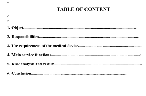 Validation Report of  Cooling Gel Sheet