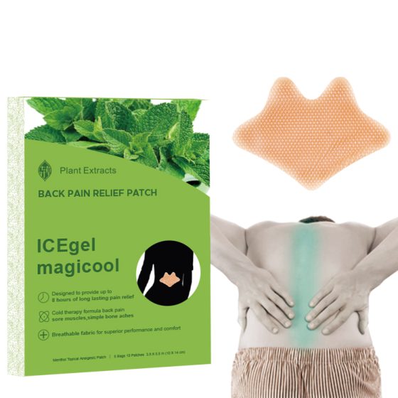 New Design Herbal Menthol Hydrogel Pain Relief Gel Patch Back pain patches large Flex back lumbar spine pain relief patch