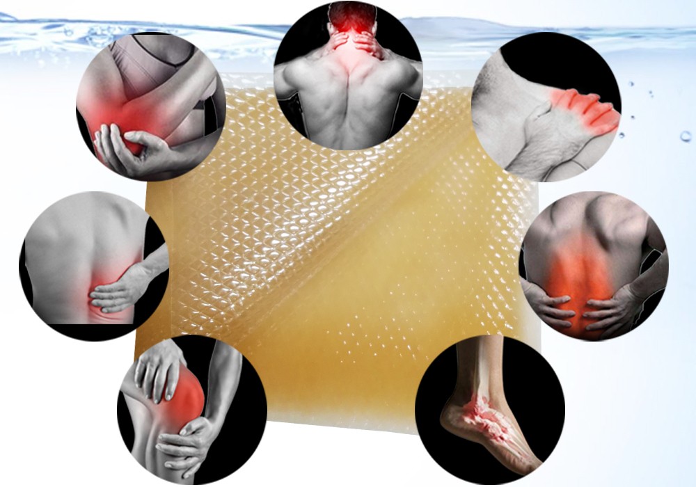 Pain Relief Patch Application