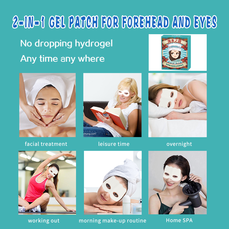 mască de ochi pentru riduri pe frunte