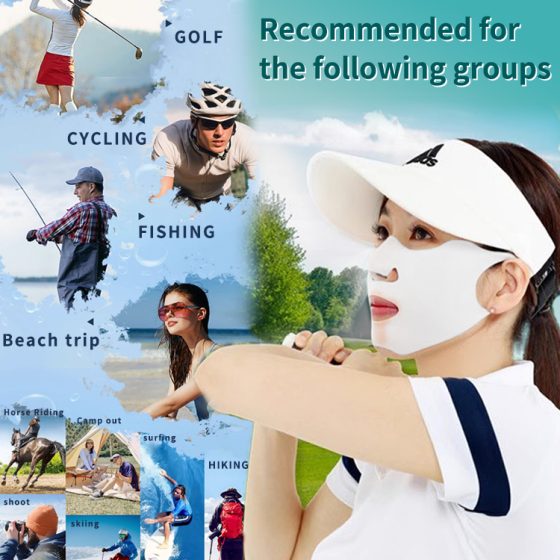 Outdoor hydrogel mask