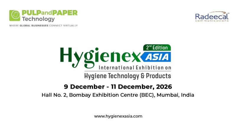 HYGIENEX ASIA hygiene manufacturing exhibition featuring nonwoven materials and production technologies in Mumbai